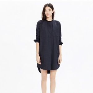 Madewell Flannel Shirt Dress